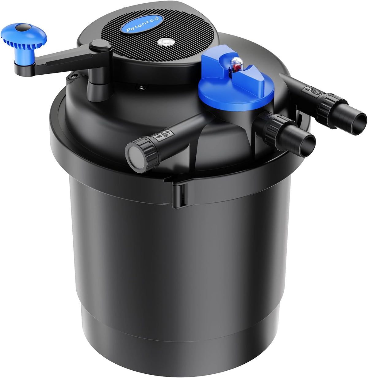 Filtro, SunSun, CPF-2500, 6000 l/h, 11 W, Preto / Azul, para uso diário