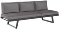 Sofá, OUTLIV, 200 × 71 × 76 cm, 38,5 cm, 200 cm, 8 cm, 18 cm, regulável, alumínio, Antracite, para a sala