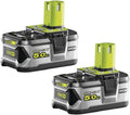 RYOBI, Bateria para ferramenta, RB18LL50F12, 18 V, 5,0 Ah, 5.0 Ah, Preto / Prateado / Verde, para trabalhos de manutenção