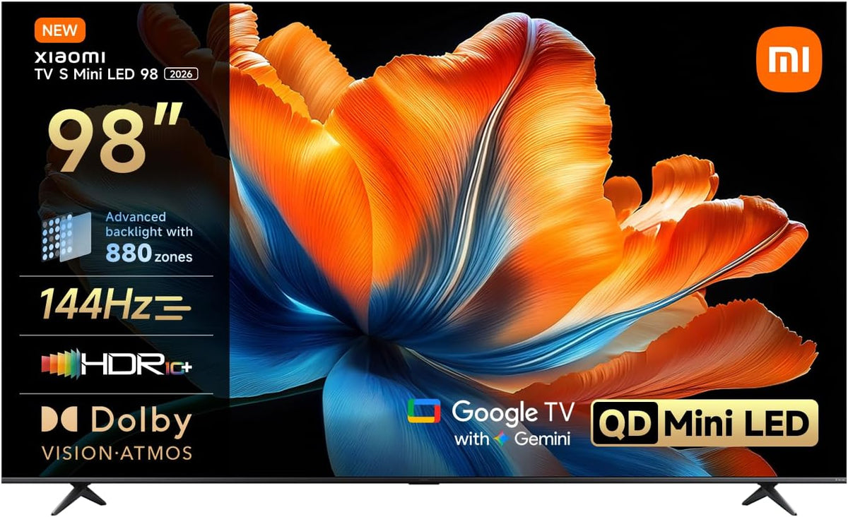 Xiaomi, Televisor portátil, HDR10, com iluminação LED, Multicolor, para a sala