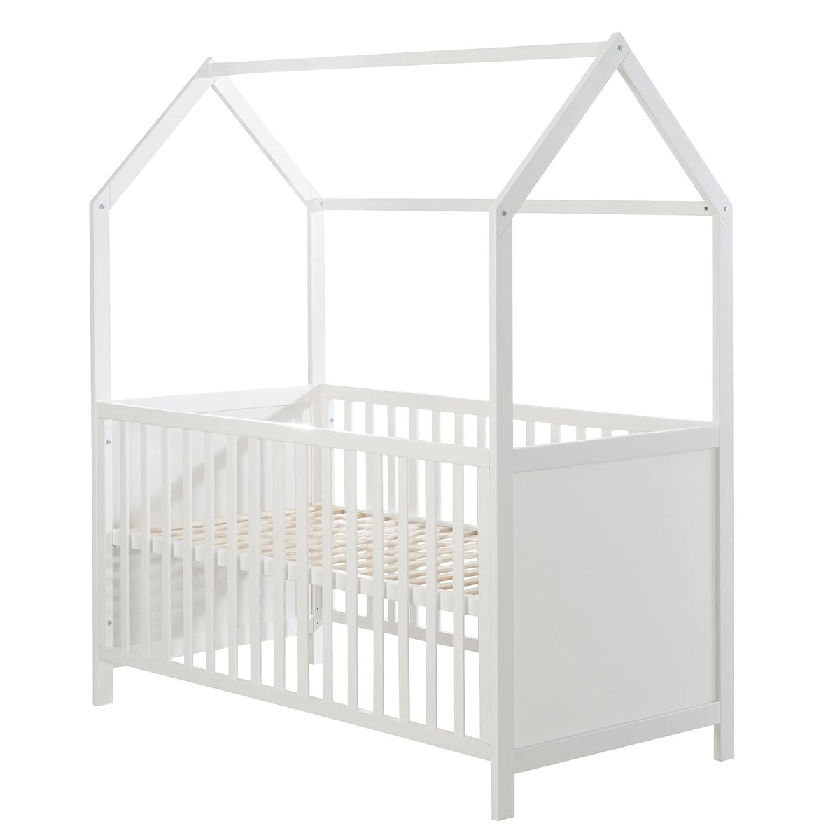 Berço, roba, Hausbett, 140 cm, 70 × 140 cm, altura regulável, regulável, madeira, Branco, para uso diário
