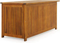 Caixa de arrumação, Casaria, Gartenbox, 205L, 160kg, 115 × 50cm, madeira, Castanho, para uso diário