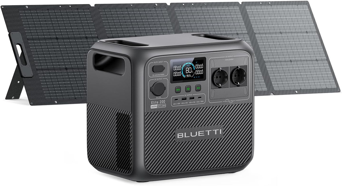 Gerador elétrico, BLUETTI, Elite, 200W, 2600W, 5200W, Preto, para trabalhos de manutenção