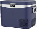 Minifrigorífico, B BINGI, 12/24V, 18L, 24V, 45 cm, 9 kg, Azul / Prateado, para uso diário