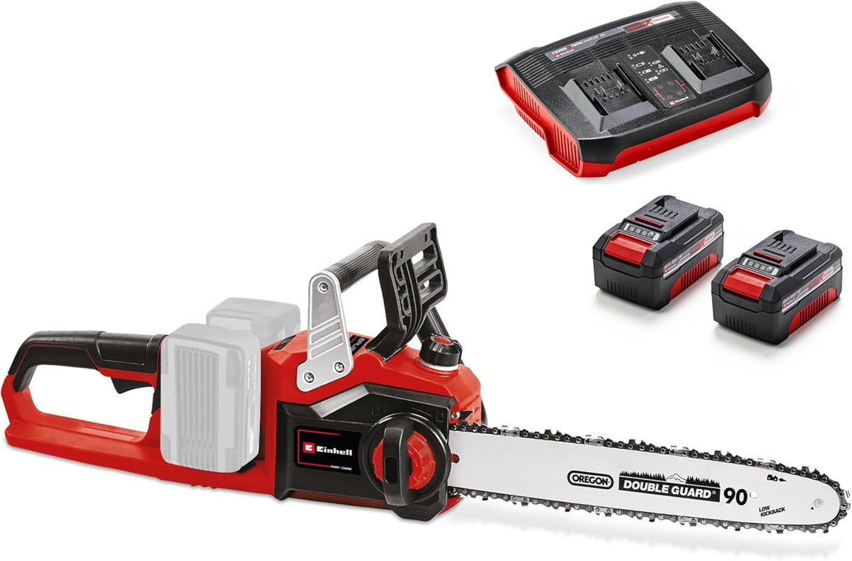 Einhell, Motosserra, Akku-Kettens, 36 V, 33 cm, 4,0 Ah, 35 cm, com bateria, metal, Vermelho / Preto / Prateado, para utilização no exterior