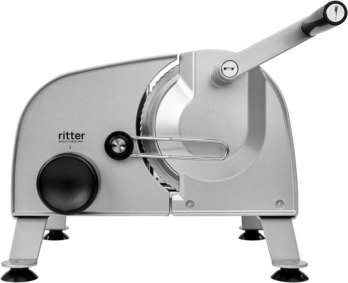 Fiambreira elétrica, Ritter, manus, 20 cm, Prateadometallic, para uso diário