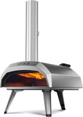 Forno de pizza, Ooni, Karu, 30cm, 10kg, madeira, Prateado / Preto, para a cozinha