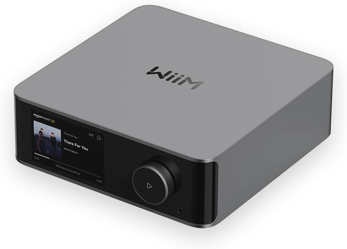 Artigo para casa, WiiM, 116 dB, 121 dB, com ecrã tátil, com controlo por aplicação, alumínio, Cinzento, para uso diário