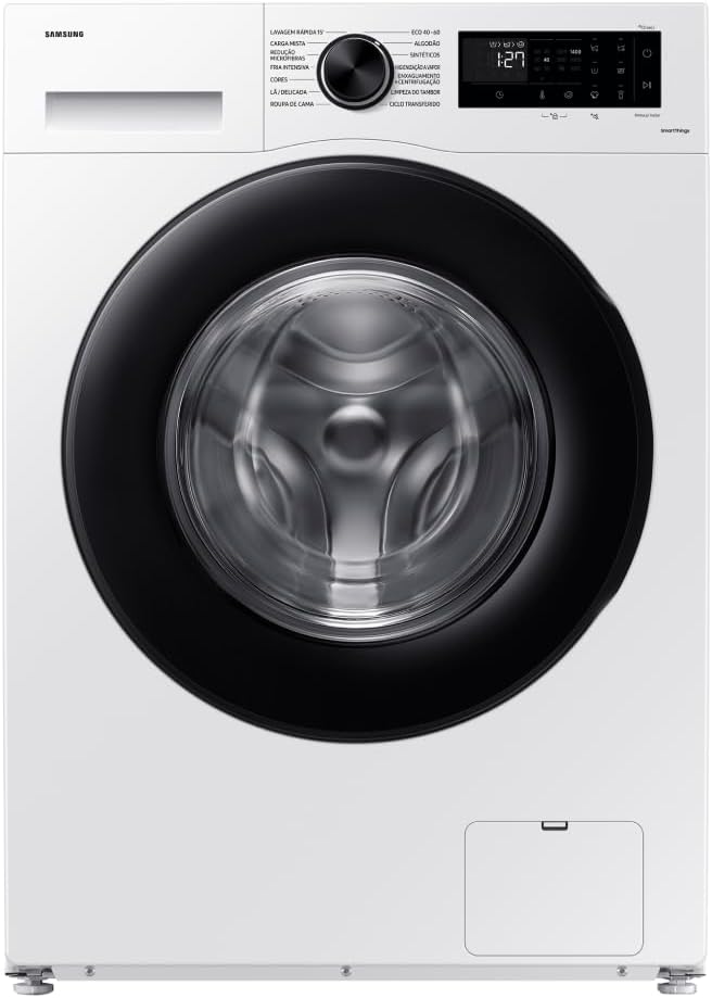Samsung, Máquina de lavar roupa, WW90CGC04DAE, 9 Kg, 64,9 kg, classe A, tecido, Branco, para uso diário