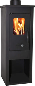 Aquecedor, Milo srl, 7 kW, 94 cm, 3 cm, aço, madeira, Preto, para uso diário
