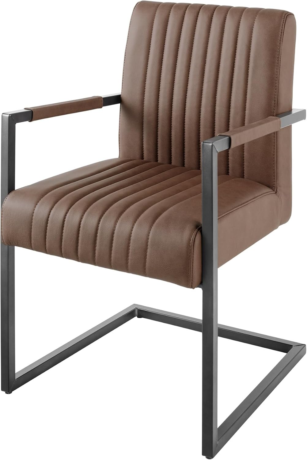 Cadeira de jantar, Riess Ambiente, Moderner, metal, Castanho / Preto, para uso diário