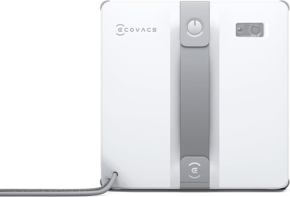 Robô limpa-vidros, ECOVACS, WINBOT, 30 cm, vidro, Branco / Cinzento, para uso diário