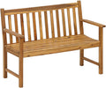Banco, Dehner, Gartenbank, 61 cm, 120 × 89 × 61 cm, 44 cm, com portas, madeira, Castanho, para uso diário