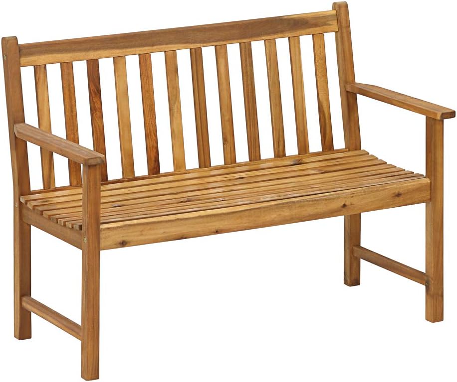 Banco, Dehner, Gartenbank, 61 cm, 120 × 89 × 61 cm, 44 cm, com portas, madeira, Castanho, para uso diário