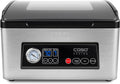 Máquina de selar a vácuo, Caso, VacuChef, 32 cm, 30,50 × 10 × 32 cm, 20 × 30cm, aço inoxidável, aço, Preto / Prateado, para uso diário