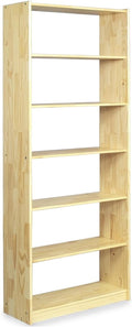Estante para livros, IDIMEX, Standregal, 30 cm, 80 × 200 × 30 cm, com prateleiras, com portas, madeira, Natural, para uso diário
