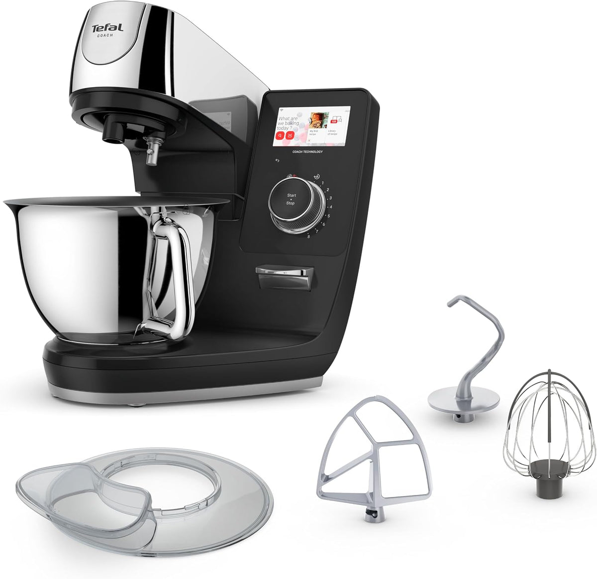 Tefal, Robô de cozinha, I-Coach, 1g, com controlo por aplicação, Preto / Prateado, para a cozinha