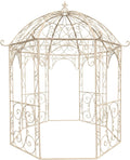 Tenda de jardim, CLP, Rosenpavillon, 313 cm, 263 cm, 189 cm, 263 × 263 cm, Antik-Creme, para utilização no exterior