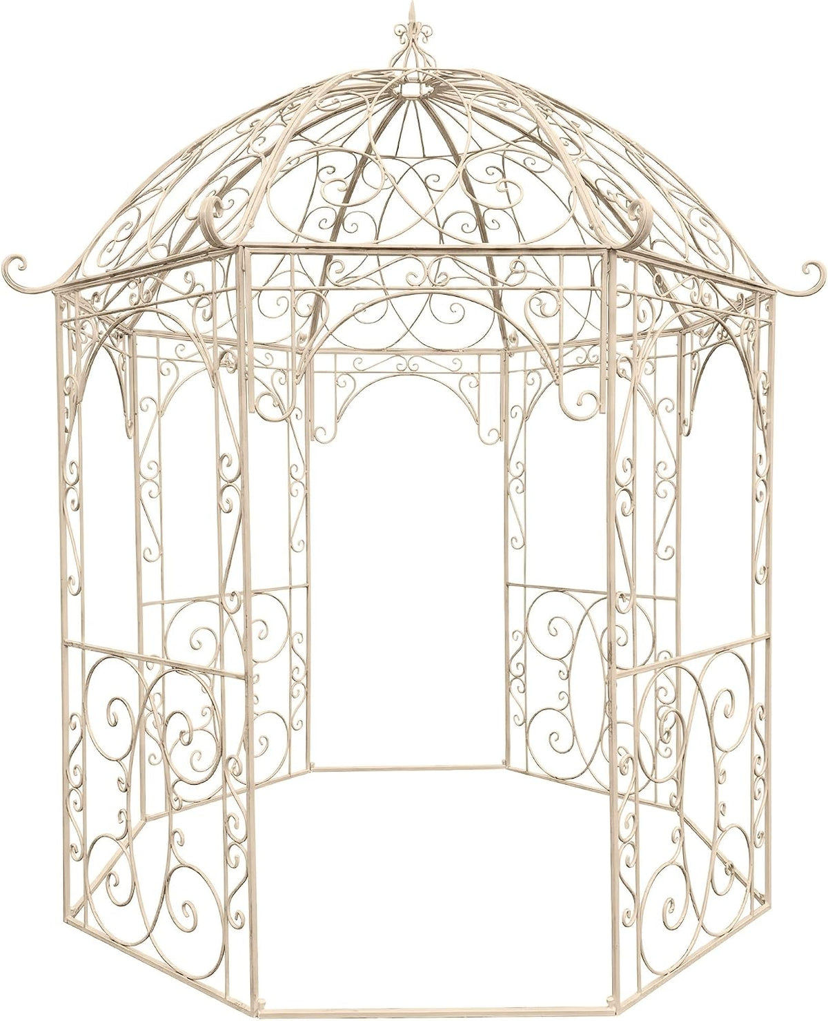 Tenda de jardim, CLP, Rosenpavillon, 313 cm, 263 cm, 189 cm, 263 × 263 cm, Antik-Creme, para utilização no exterior
