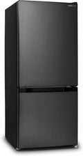 Frigorífico combinado, INFINITON ELECTRONICS, INFINITON, 117 L, 114 cm, Classe A++, com iluminação LED, com gavetas, vidro, Prateado, para uso diário