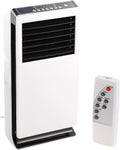 Ar condicionado portátil, Sichler Haushaltsgeräte, 2,25l, 65 W, 170 ml, 20 cm, com comando à distância, com temporizador, Branco / Preto