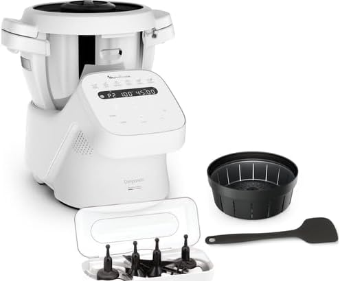 Robô de cozinha, Moulinex, Companion, 3 l, Branco / Preto, para a cozinha