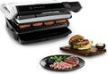 Tefal, Grelhador elétrico de mesa, OptiGrill, 16 programas, aço inoxidável, aço, Prateado / Preto, para utilização no exterior