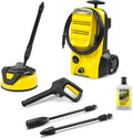 KÄRCHER, Lavadora de alta pressão, Hochdruckreiniger, 130 bar, 420 l/h, 4,6 kg, 500 ml, com rodas, Amarelo / Preto, para uso diário