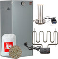 Defumador, ITA, Elektrischer, 81 cm, 1 kg, 28 cm, 40 cm, aço, madeira, Prateado, para utilização no exterior
