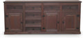 Aparador, Dynamic24, Hacienda-Look, 200 × 84 × 44 cm, com gavetas, com portas, madeira, DunkelCastanho, para uso diário