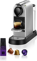 Máquina de café, Nespresso, KRUPS, 0.9 L, 0.7 L, 3.4 kg, 2.5 kg, 2.4 kg, dobrável, alumínio, Prateado / Preto, para a cozinha