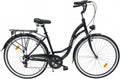 Bicicleta, Dallas Bike, 28 ', com iluminação LED, com rodas, alumínio, Preto, para uso diário