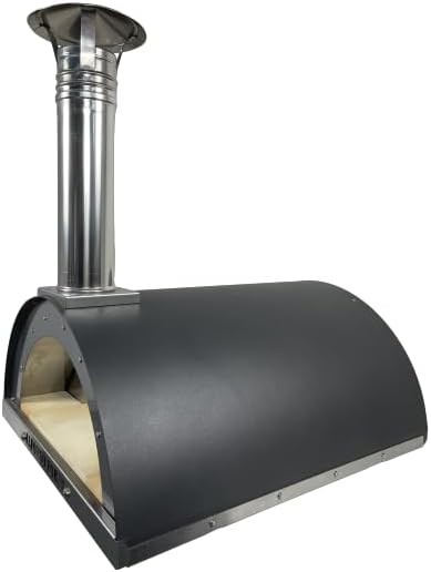 Forno de pizza, Alfonso Forni, 3 cm, 35,2 kg, aço, madeira, Antracite, para a cozinha