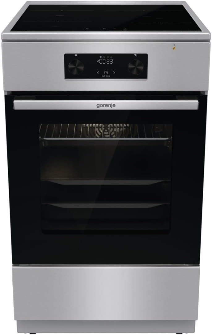 Forno elétrico, Gorenje, GEIT5C61XPG, 50cm, 70 L, aço inoxidável, aço, Prateado / Preto, para a cozinha