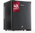 Minifrigorífico, Arebos, Mini, 40L, 27 dB, 65 W, 55,9 cm, 42 × 42 × 55,9 cm, altura regulável, regulável, com iluminação LED, Preto, para uso diário