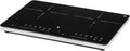 Placa de cozinha, WMF, Kult, 28 cm, 3500 W, 8 níveis, 4,8 cm, com temporizador, Preto / Prateado, para a cozinha
