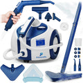 Sofá, Primavella, 1,5 l, 29 cm, 40 × 30,5 × 29 cm, Azul / Branco, para a sala