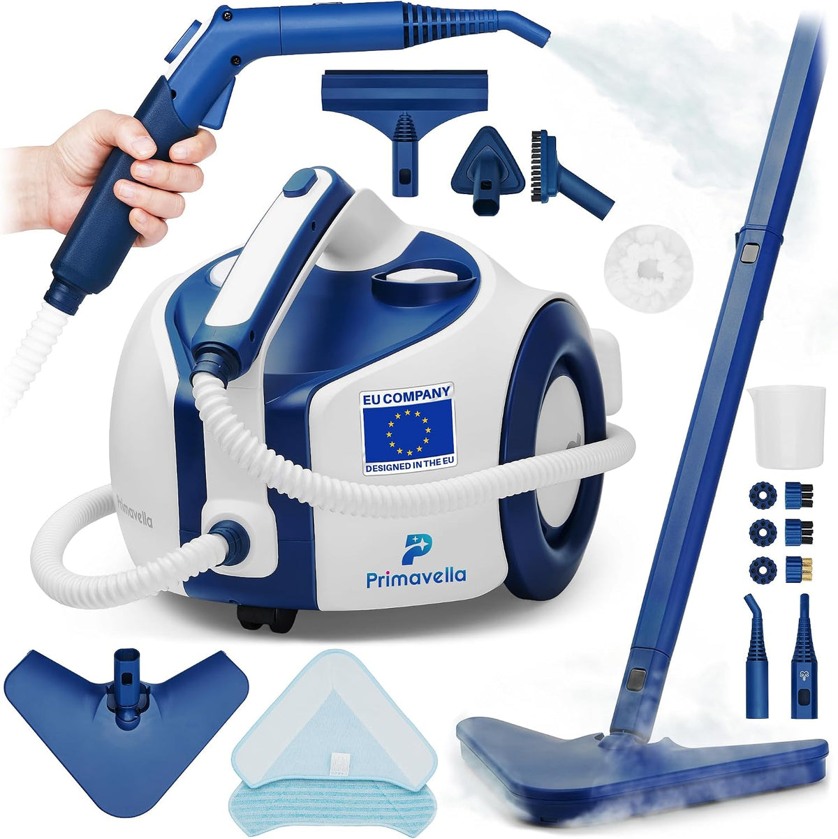 Sofá, Primavella, 1,5 l, 29 cm, 40 × 30,5 × 29 cm, Azul / Branco, para a sala
