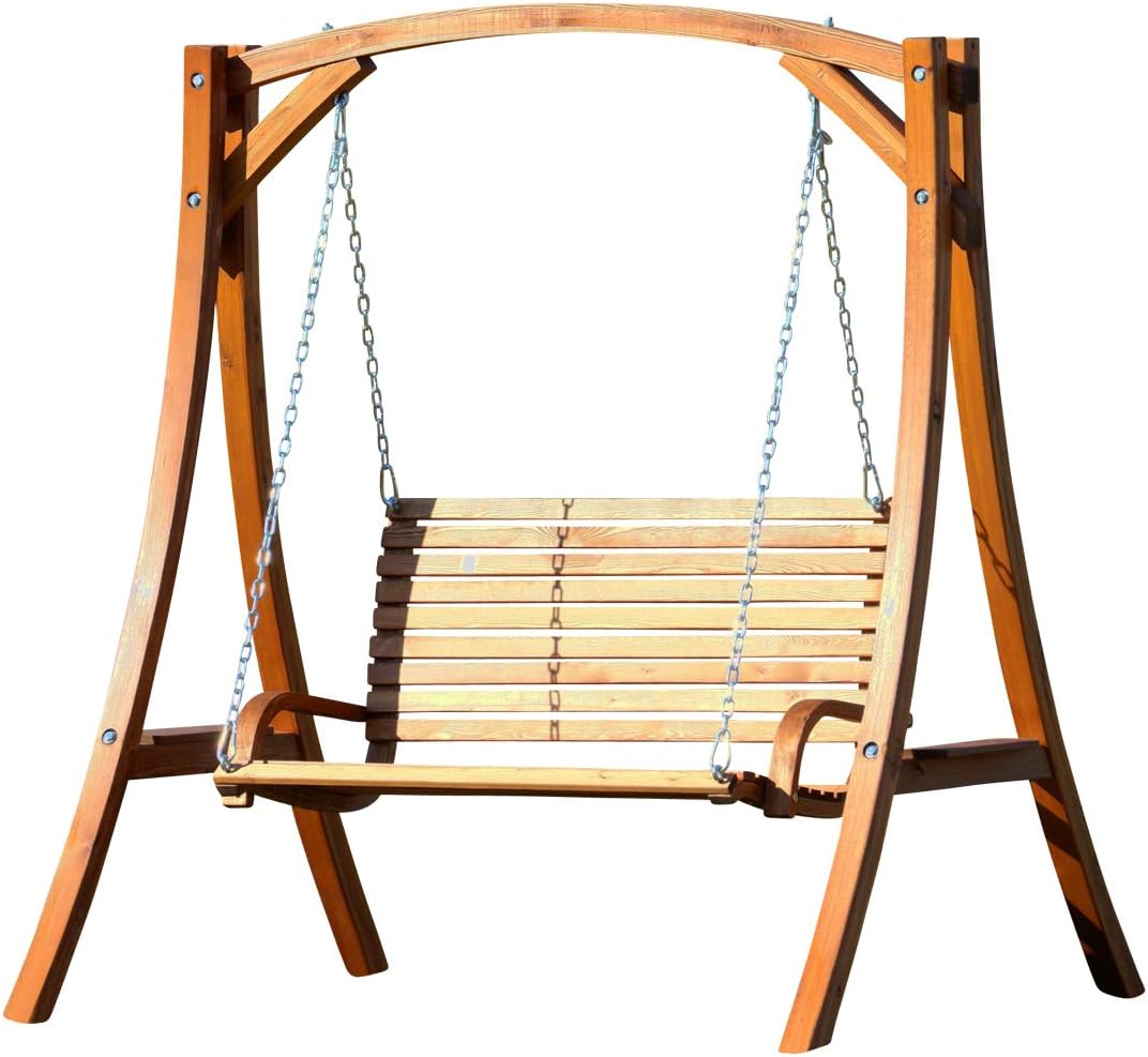 Baloiço de jardim, ASS, Design, 55cm, 100cm, 50cm, 210kg, 40kg, aço, madeira, Holz, para utilização no exterior