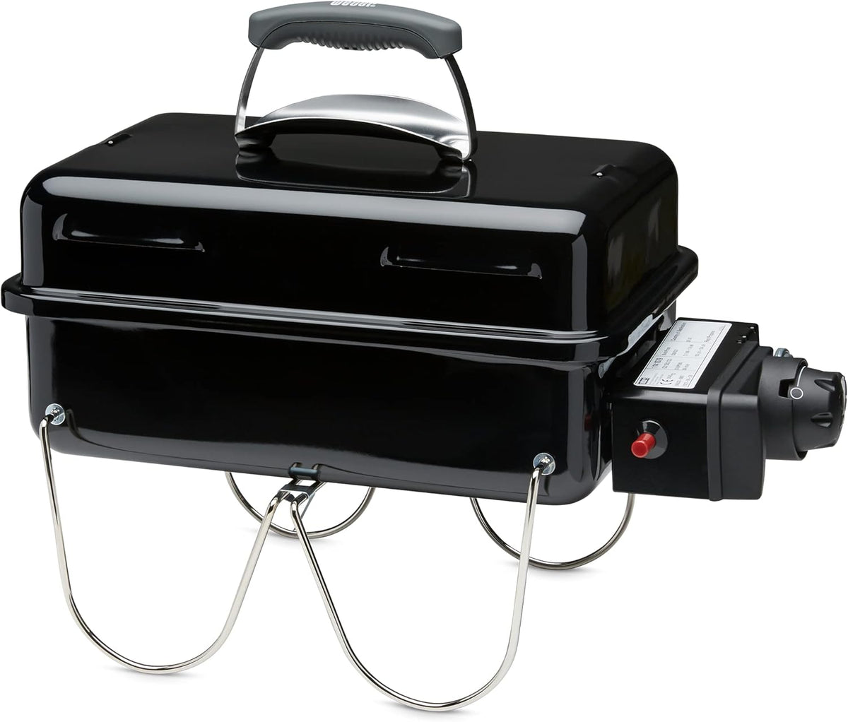 Grelhador a carvão, Weber, Go-Anywhere, 26 cm, 42 × 26 cm, 25,5 cm, 42 cm, 40,5 × 25,5 cm, aço inoxidável, aço, Preto, para utilização no exterior