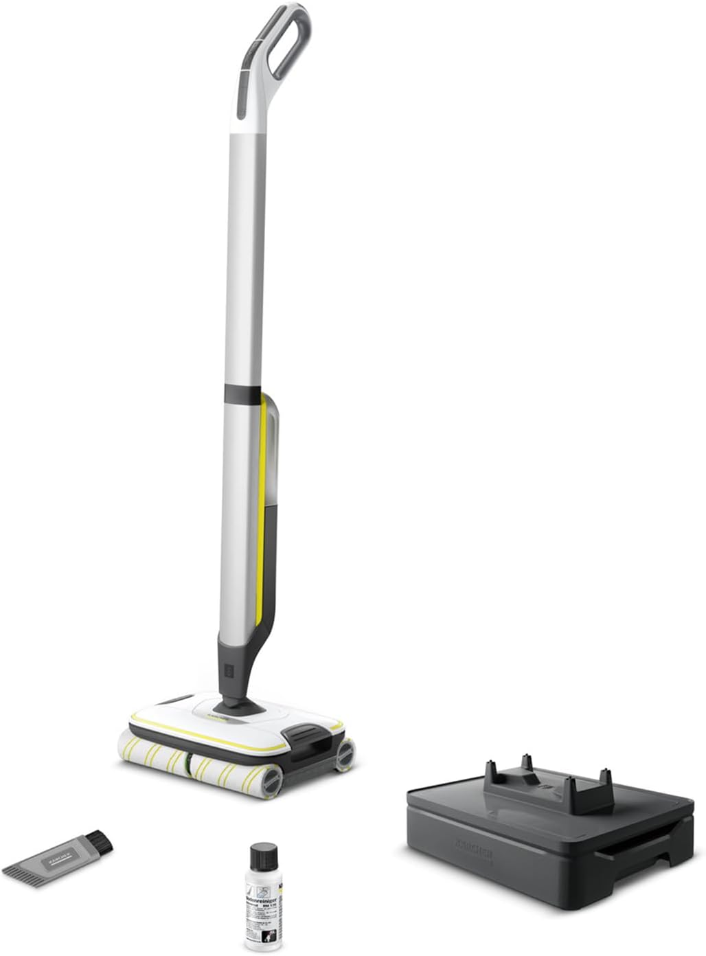 KÄRCHER, Artigo para casa, Hartbodenreiniger, 30 ml, com função de autolimpeza, Branco / Amarelo / Preto, para uso diário