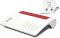Router, FRITZ!, DOCSIS-3.1, com controlo por aplicação, Branco / Vermelho, para uso diário