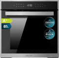 Forno elétrico, Cecotec, Einbaubackofen, 60 cm, 3400W, 81L, 35 cm, aço, Preto / Prateado, para a cozinha