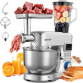 VEVOR, Robô de cozinha, multifunktionale, 1500 W, 5,7 L, 1,5 L, aço inoxidável, aço, Prateado, para a cozinha