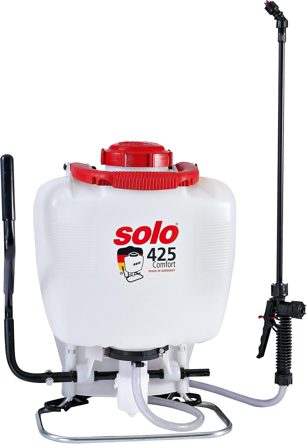 Aspersor, Solo, 425, 51 cm, 36 × 22 × 51 cm, regulável, Branco / Vermelho / Preto, para uso diário