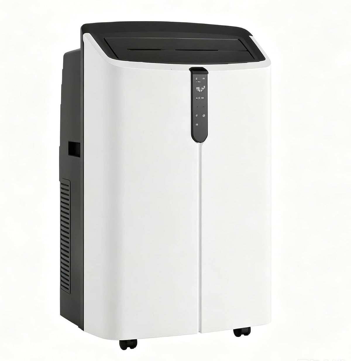 Ar condicionado portátil, COSTWAY, 12000, 3,5kW, com comando à distância, com controlo por aplicação, com rodas, Branco / Preto, para uso diário