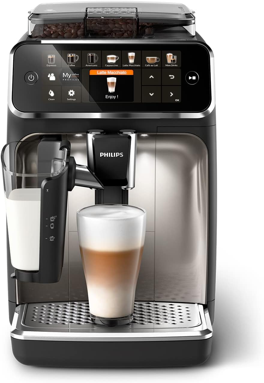 PHILIPS, Máquina de café automática, Serie, Preto / Chrom, para a cozinha