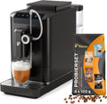 Máquina de café automática, Tchibo, Kaffeevollautomat, 250 ml, 1,4 l, 18 cm, 300g, 3 níveis, altura regulável, regulável, Preto, para a cozinha