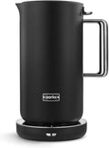 Chaleira elétrica, aarke, Edelstahl-Wasserkocher, 1,2 L, com iluminação LED, aço inoxidável, aço, MattPreto, para a cozinha