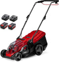 Einhell, Corta-relva, Akku-Rasenm, 36 V, 36 cm, 40L, 4,0 Ah, dobrável, altura regulável, regulável, plástico, Vermelho / Preto